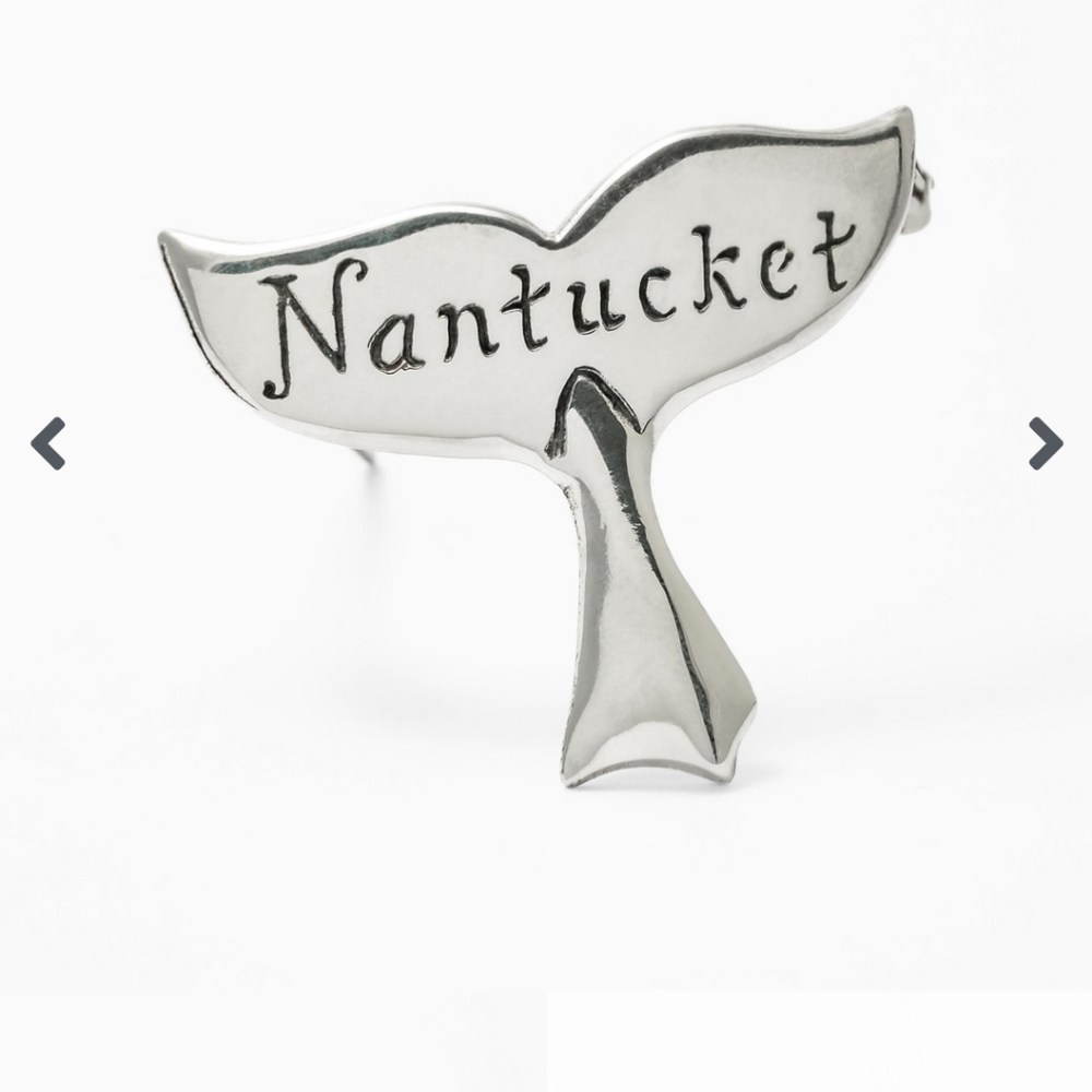 SHREVE, CRUMP & LOW Nantucket Whale Tail pin (CHAIN NOT INCLUDED) - Picture 9 of 11